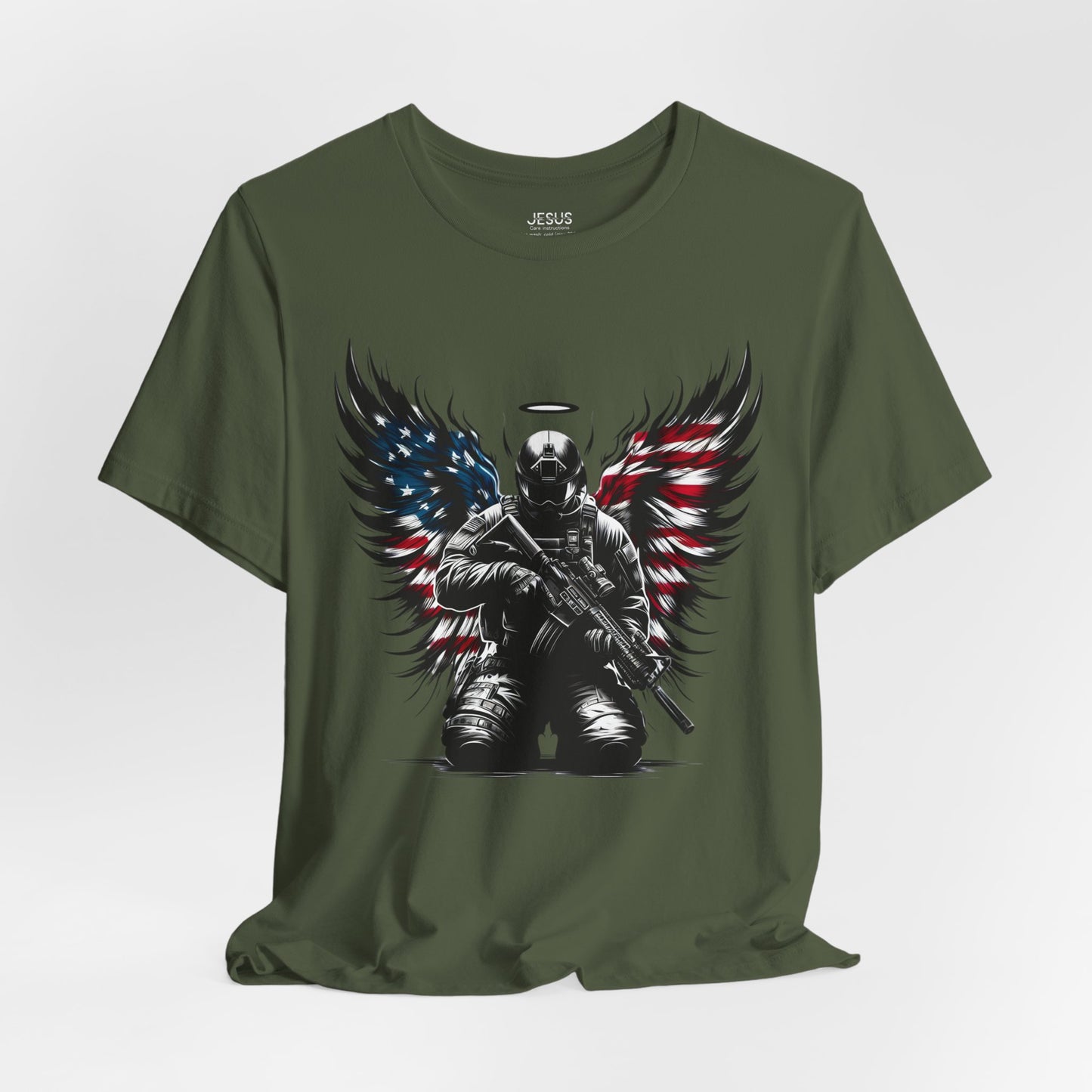 Patriotic Soldier with HaloT-shirt