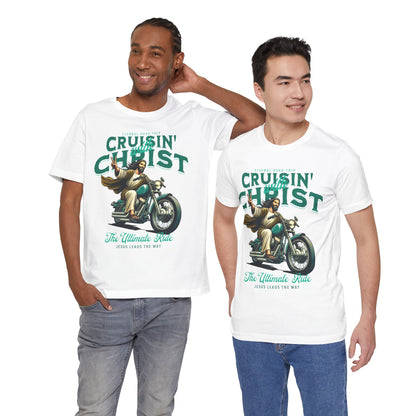 Christian Unisex Tee - Cruisin' with Christ Design