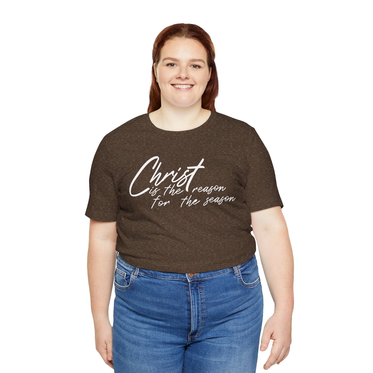 Wear Your Beliefs: Christ is the Reason Unisex Tee, Religious Short Sleeve T-Shirt, Inspirational Christian Clothing, Faith Tee