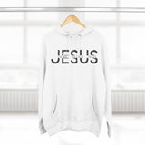 Religious Christian Three-Panel Fleece Hoodie, Bible Quote Sweatshirt, Christian Apparel, Religious Gift, Jesus Hoodie, Christian Clothing