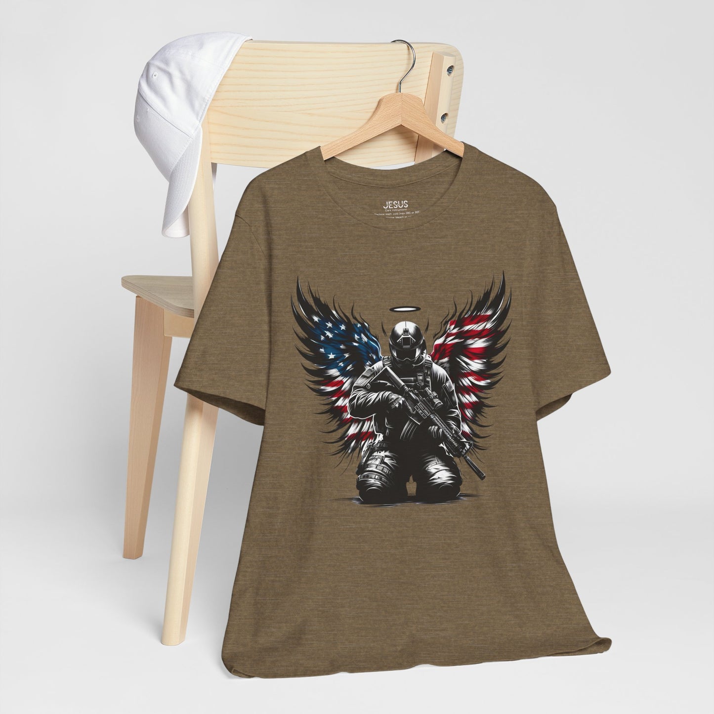 Patriotic Soldier with HaloT-shirt