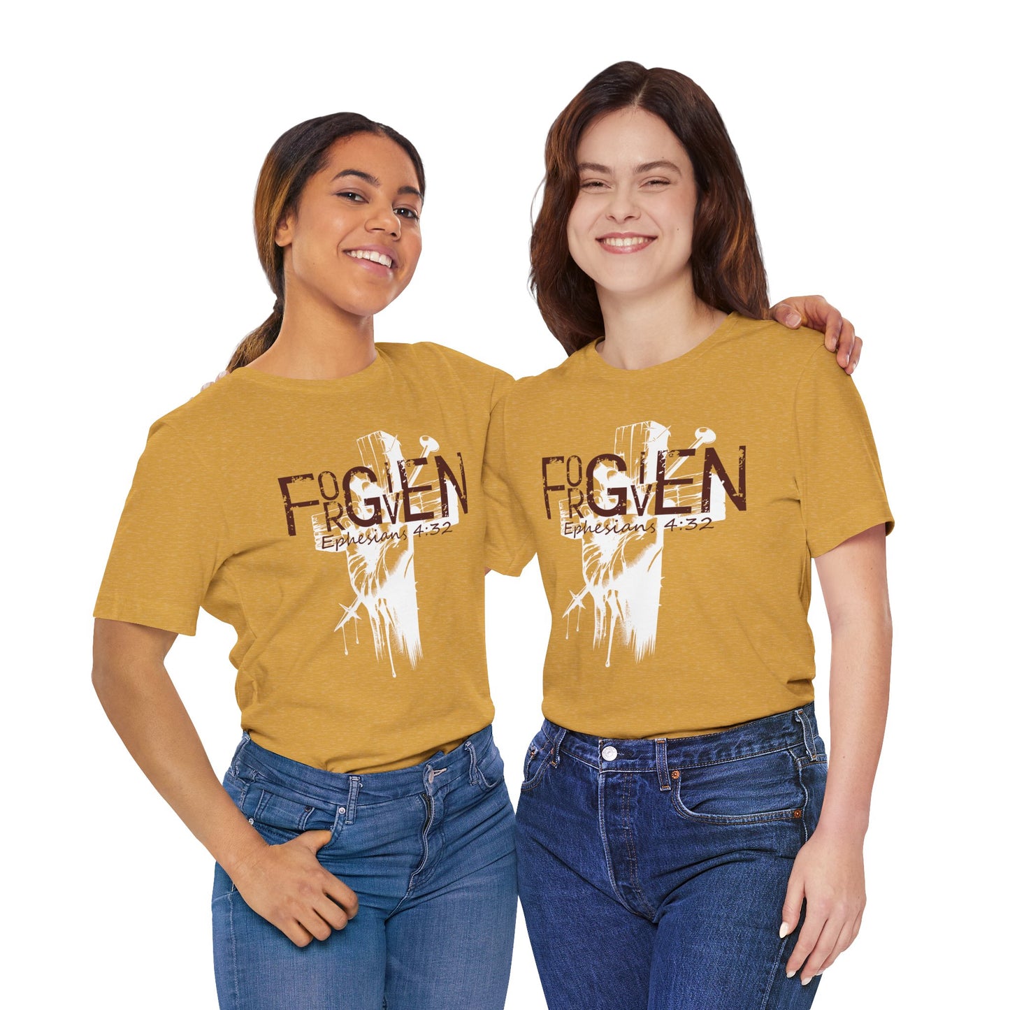 Forgiven Unisex Tee, Christian Shirt, Religious Gift, Faith Apparel, Men's Women's Tshirt