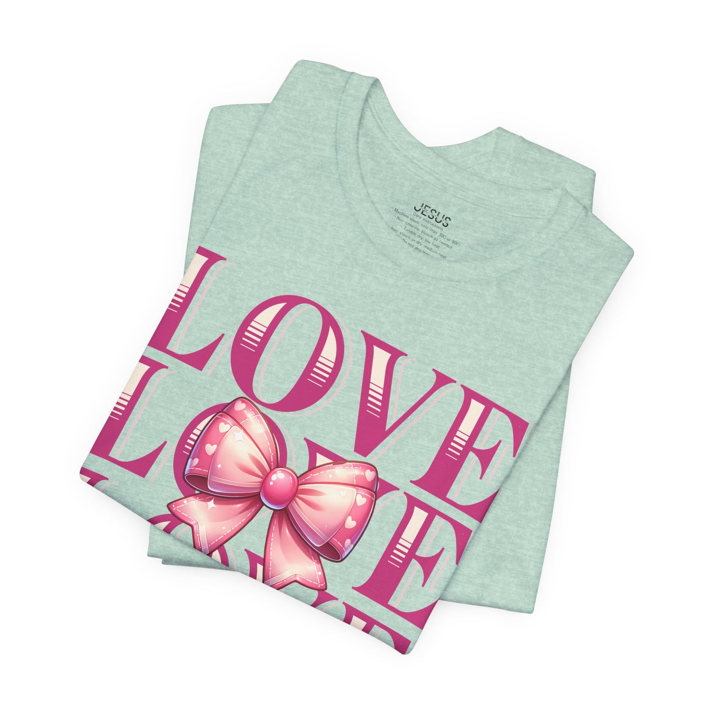 Love Like Jesus Tee, Cute Christian Shirt, Inspirational Tee, Gift for Her, Faith-Based Fashion, Summer Outfit