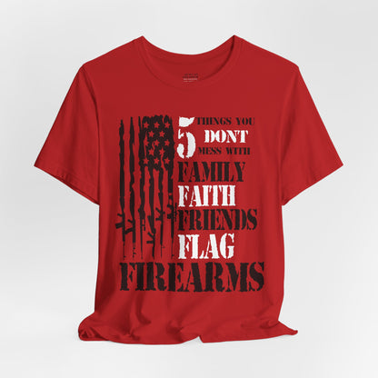 Patriotic Tee Shirt, USA Flag Faith Family Friends Graphic Unisex Jersey, Patriotic Shirt, American Apparel, Patriotic Clothing, Patriotic