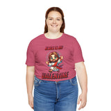 Jesus is my Valentine Great Gift for Him or Her Jersey Short Sleeve Tee, Love Tee, Romantic Shirt, Couples Shirt