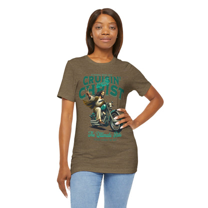 Christian Unisex Tee - Cruisin' with Christ Design