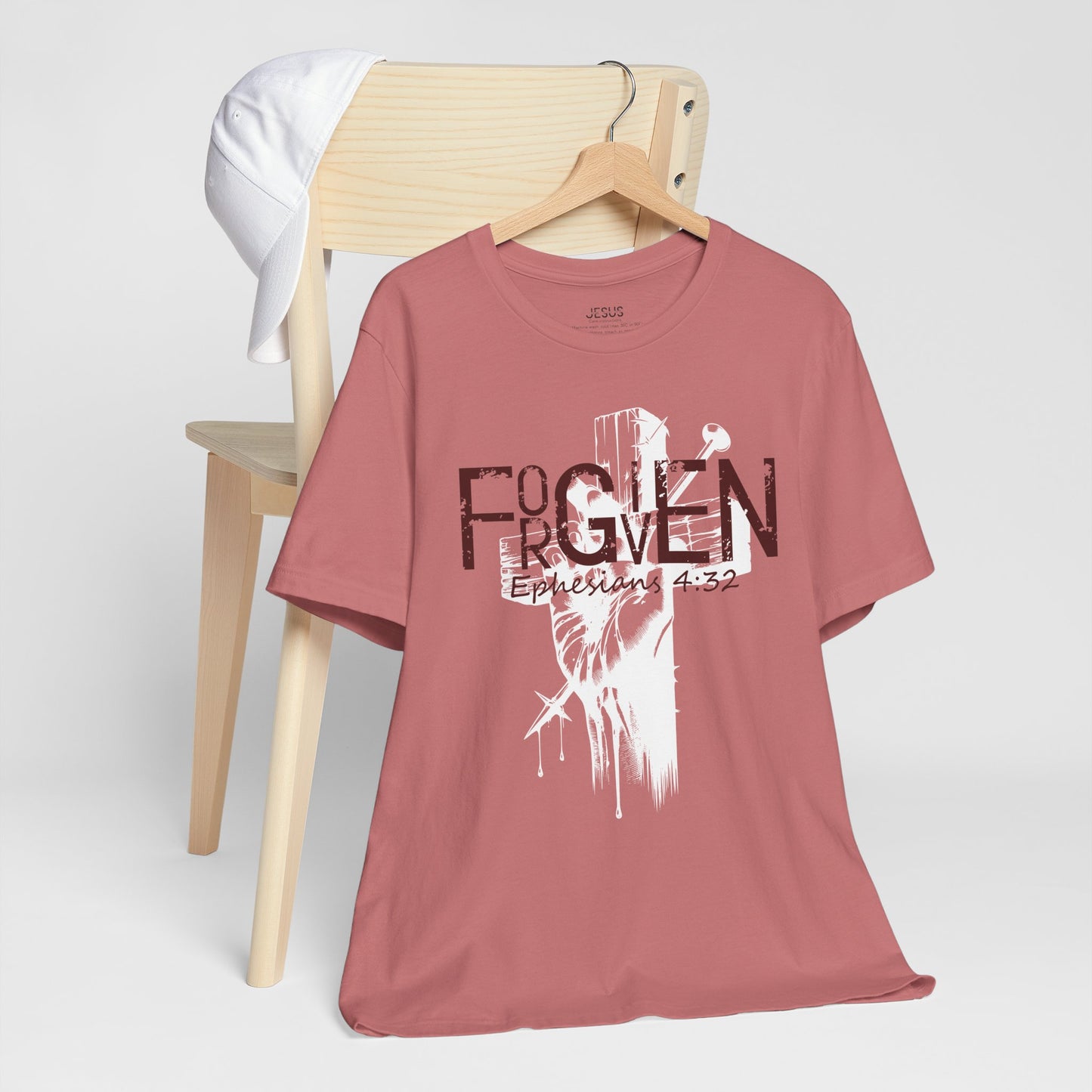 Forgiven Unisex Tee, Christian Shirt, Religious Gift, Faith Apparel, Men's Women's Tshirt