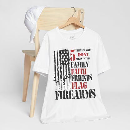 Patriotic Tee Shirt, USA Flag Faith Family Friends Graphic Unisex Jersey, Patriotic Shirt, American Apparel, Patriotic Clothing, Patriotic