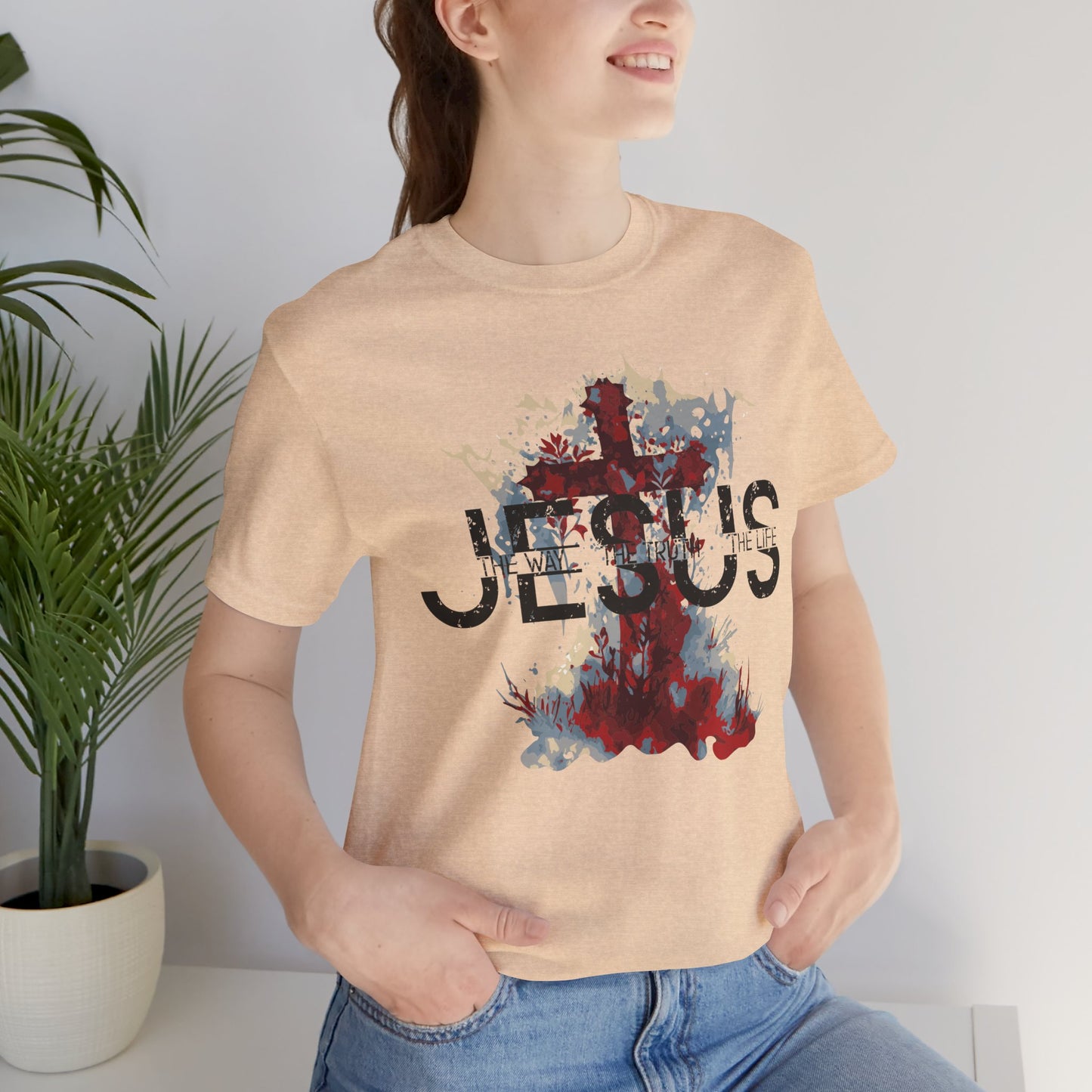 Divine Inspiration: The Way, The Truth, The Life Tee, Jesus Shirt, Religious Graphic Tee, Faith Apparel