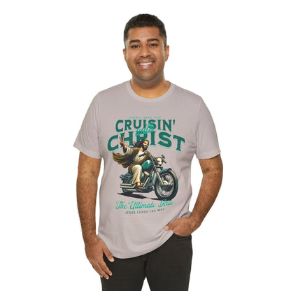 Christian Unisex Tee - Cruisin' with Christ Design