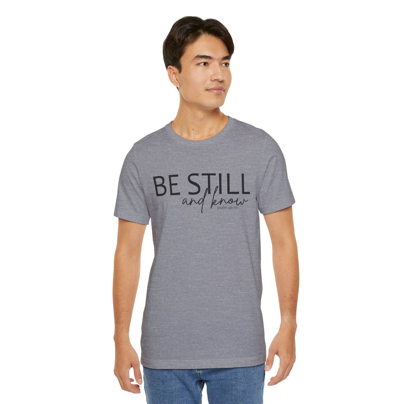 Faith-based Unisex Tee, Christian Apparel, Religious Shirt, Spiritual Gift, Inspirational Graphic Shirt, Comfortable Short Sleeve Top
