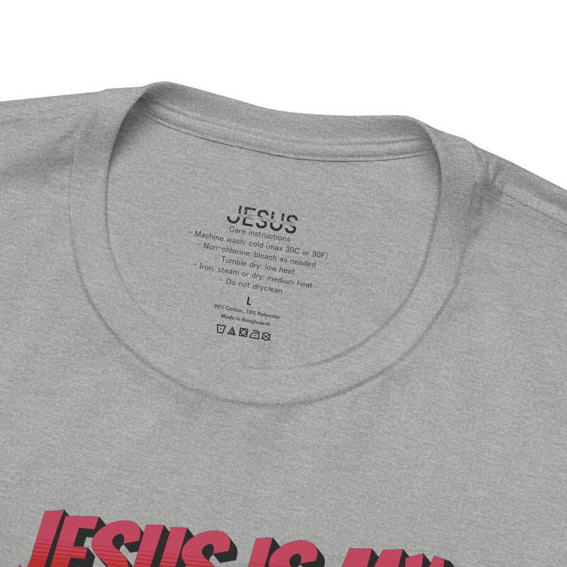 Jesus is my Valentine Great Gift for Him or Her Jersey Short Sleeve Tee, Love Tee, Romantic Shirt, Couples Shirt