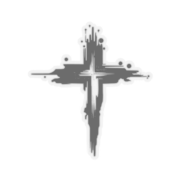Stickers - Cross Water Mark Design for Faithful Christians