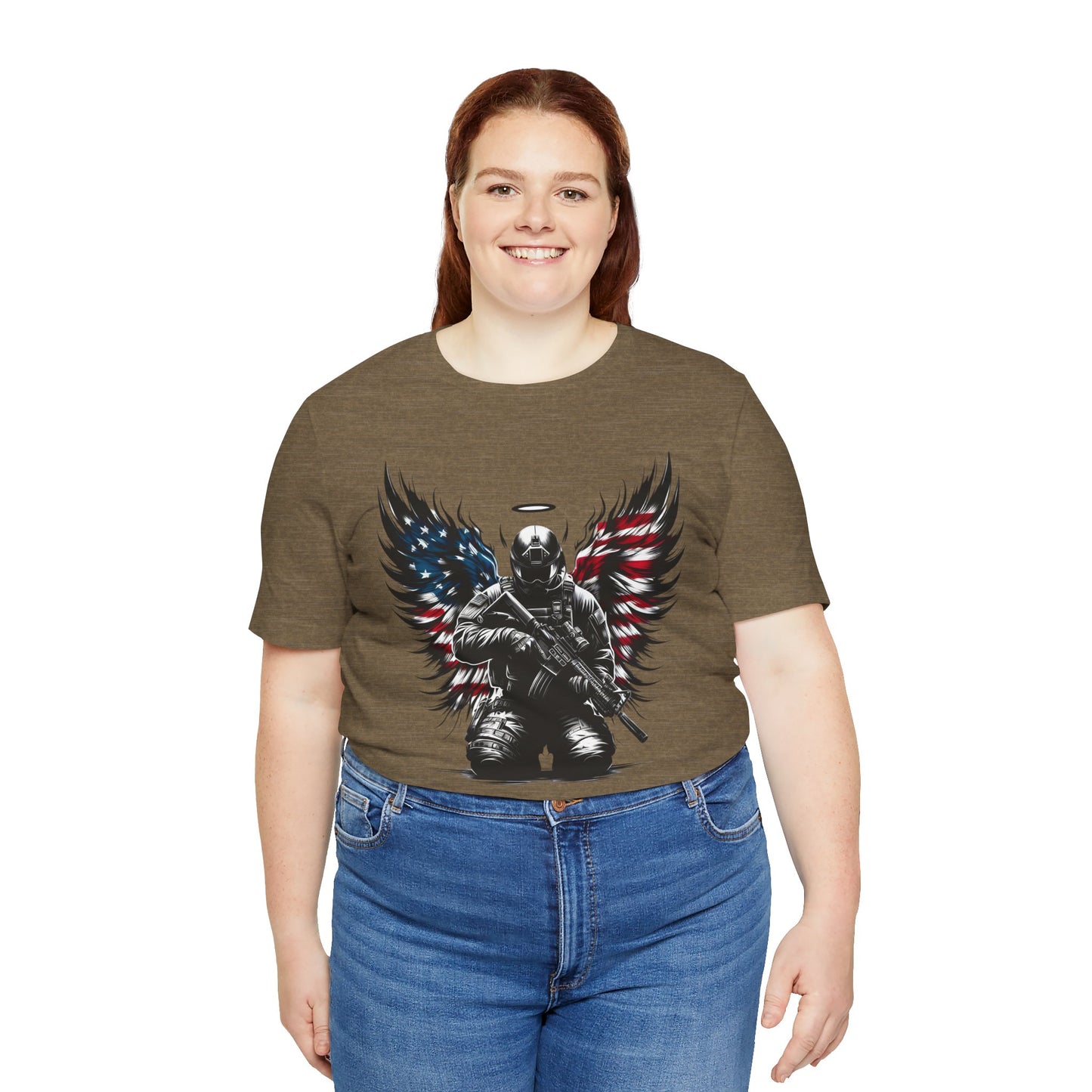 Patriotic Soldier with HaloT-shirt