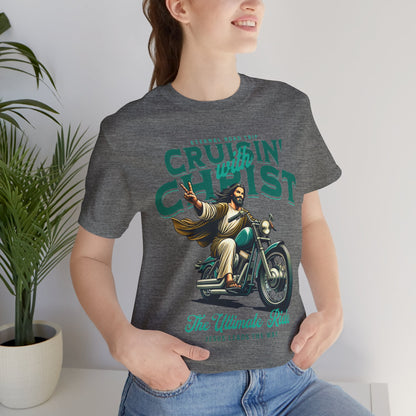 Christian Unisex Tee - Cruisin' with Christ Design