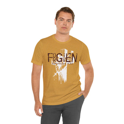 Forgiven Unisex Tee, Christian Shirt, Religious Gift, Faith Apparel, Men's Women's Tshirt