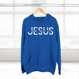 Religious Christian Three-Panel Fleece Hoodie, Bible Quote Sweatshirt, Christian Apparel, Religious Gift, Jesus Hoodie, Christian Clothing