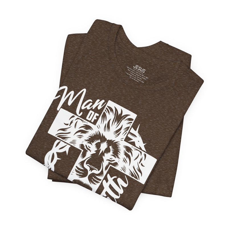 Man of Faith Unisex Jersey Short Sleeve Tee