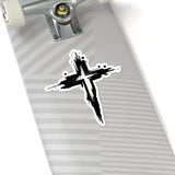 Stickers - Cross Water Mark Design for Faithful Christians