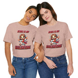 Jesus is my Valentine Great Gift for Him or Her Jersey Short Sleeve Tee, Love Tee, Romantic Shirt, Couples Shirt
