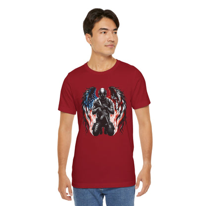 Patriotic Soldier with Angel Tee