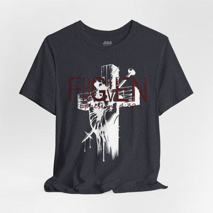 Forgiven Unisex Tee, Christian Shirt, Religious Gift, Faith Apparel, Men's Women's Tshirt