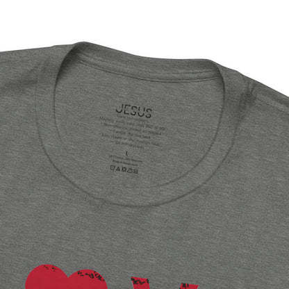 Love Like Jesus T-Shirt, Faith-Based Apparel, Christian Clothing, Inspirational Tee, Gift for Believers