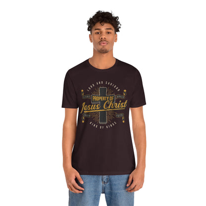 Christian Unisex Tee - Property of Jesus Christ Shirt