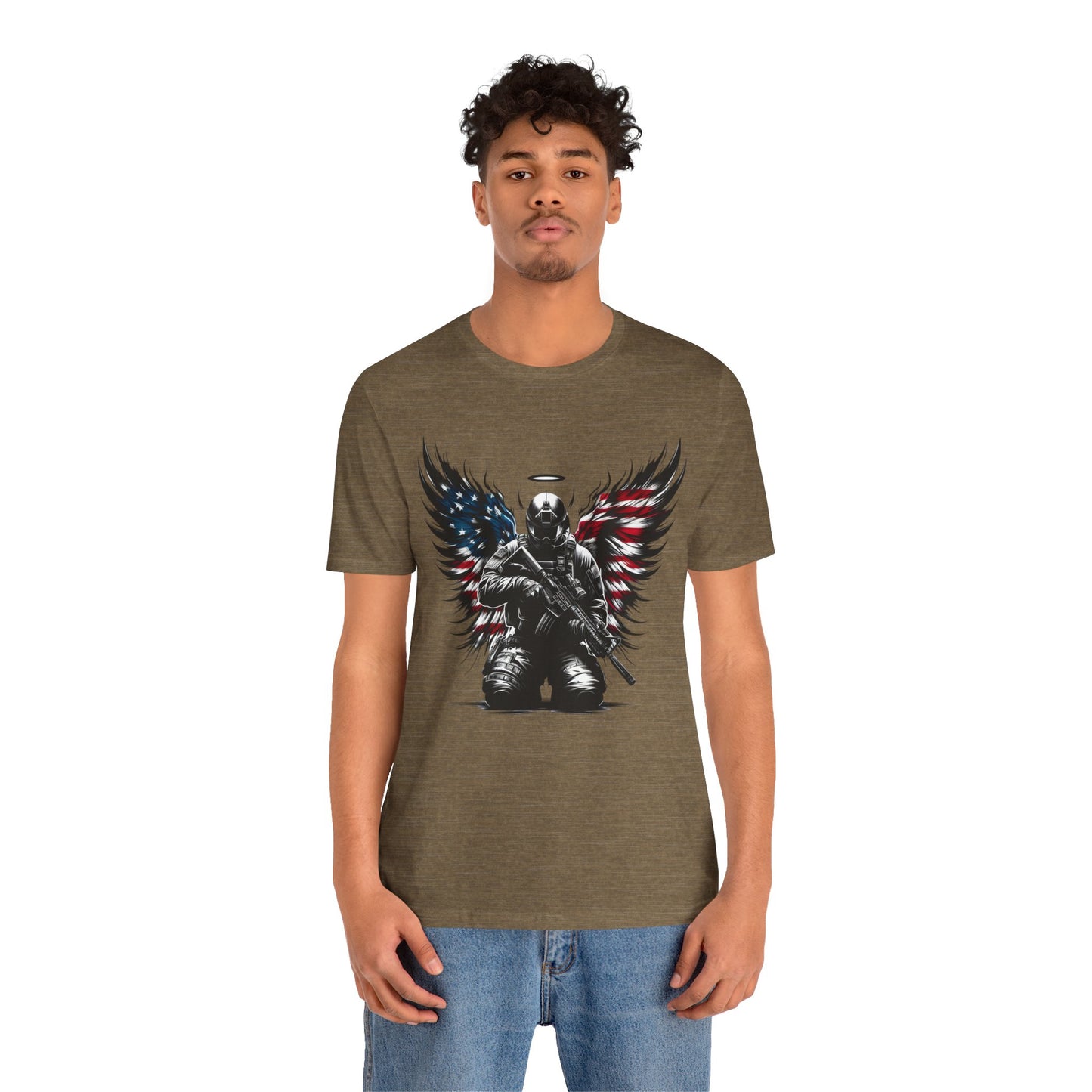 Patriotic Soldier with HaloT-shirt