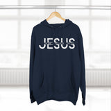 Religious Christian Three-Panel Fleece Hoodie, Bible Quote Sweatshirt, Christian Apparel, Religious Gift, Jesus Hoodie, Christian Clothing
