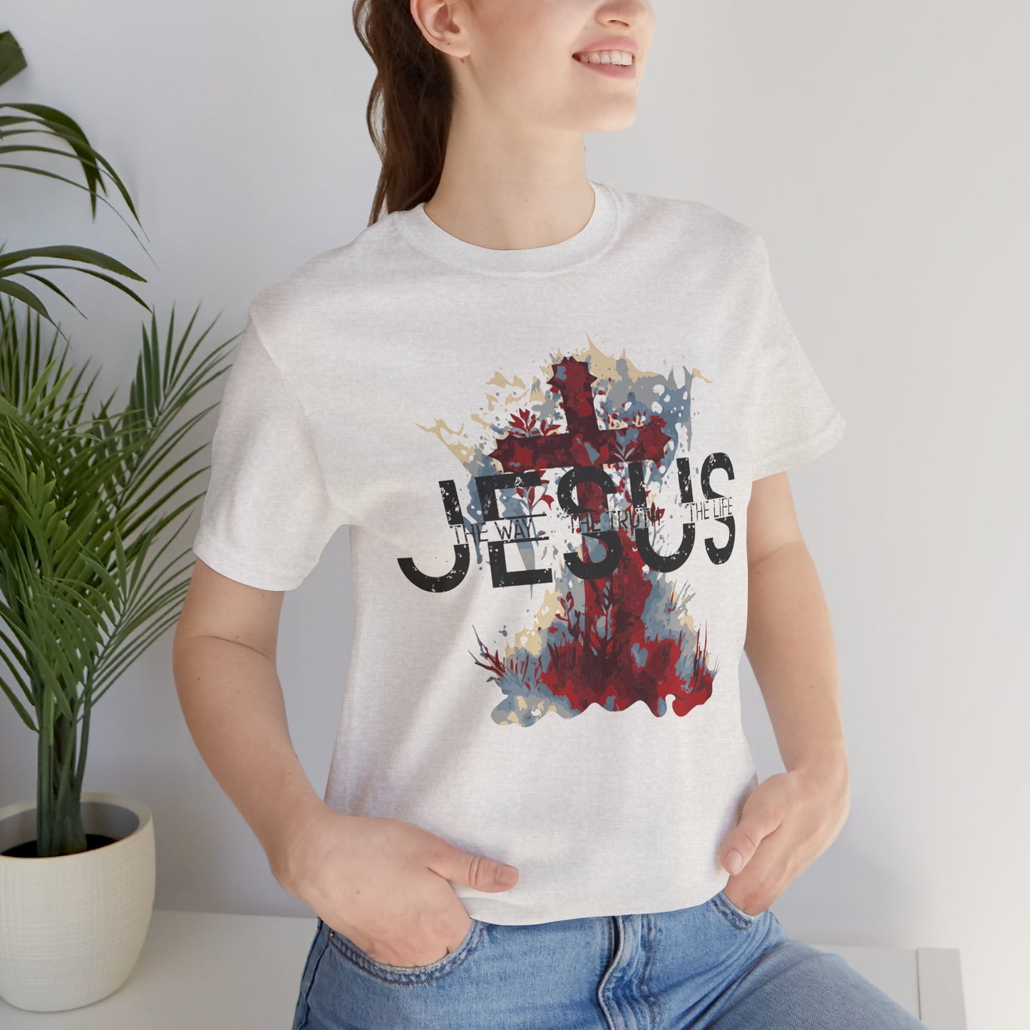 Divine Inspiration: The Way, The Truth, The Life Tee, Jesus Shirt, Religious Graphic Tee, Faith Apparel