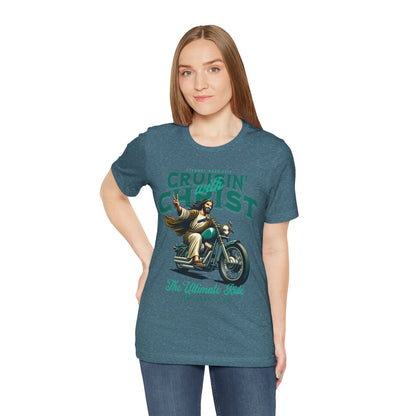 Christian Unisex Tee - Cruisin' with Christ Design