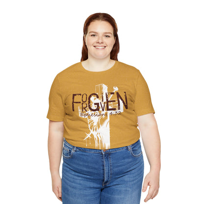 Forgiven Unisex Tee, Christian Shirt, Religious Gift, Faith Apparel, Men's Women's Tshirt