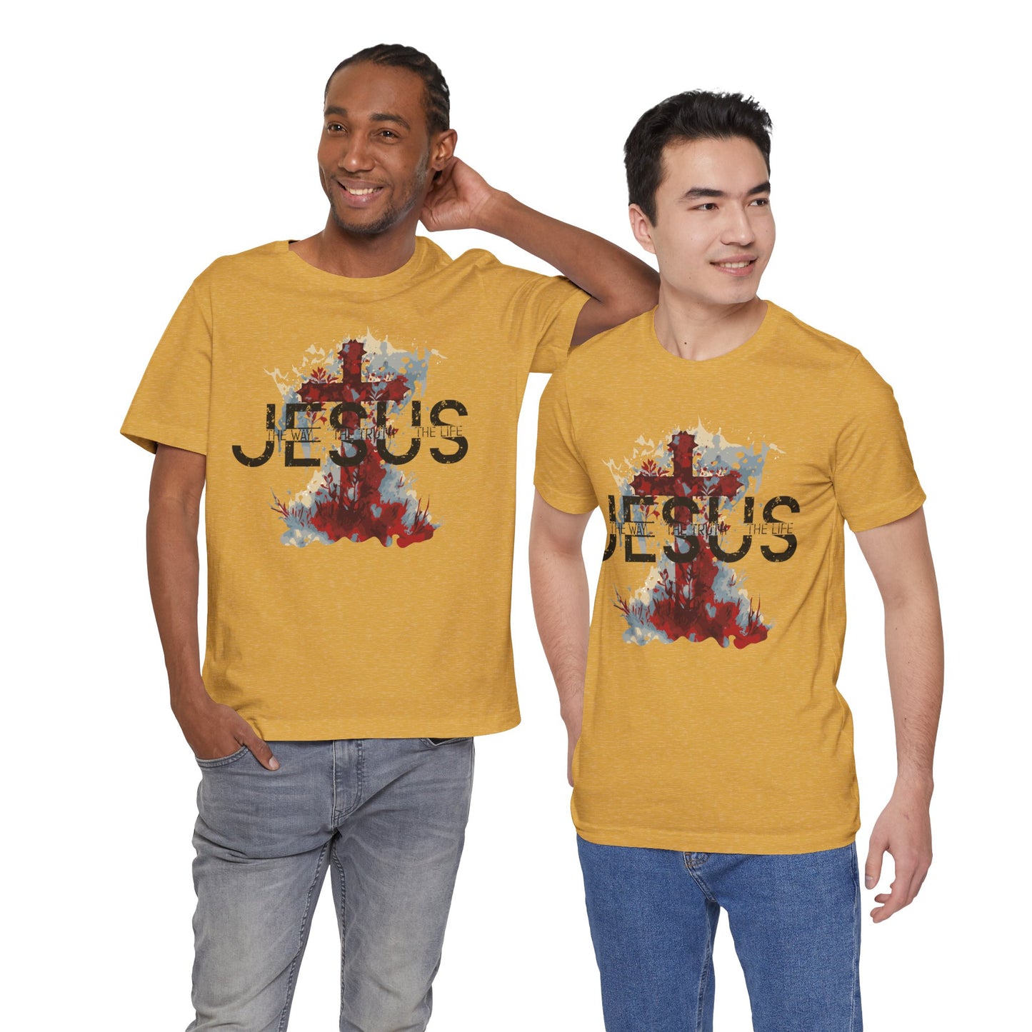 Divine Inspiration: The Way, The Truth, The Life Tee, Jesus Shirt, Religious Graphic Tee, Faith Apparel