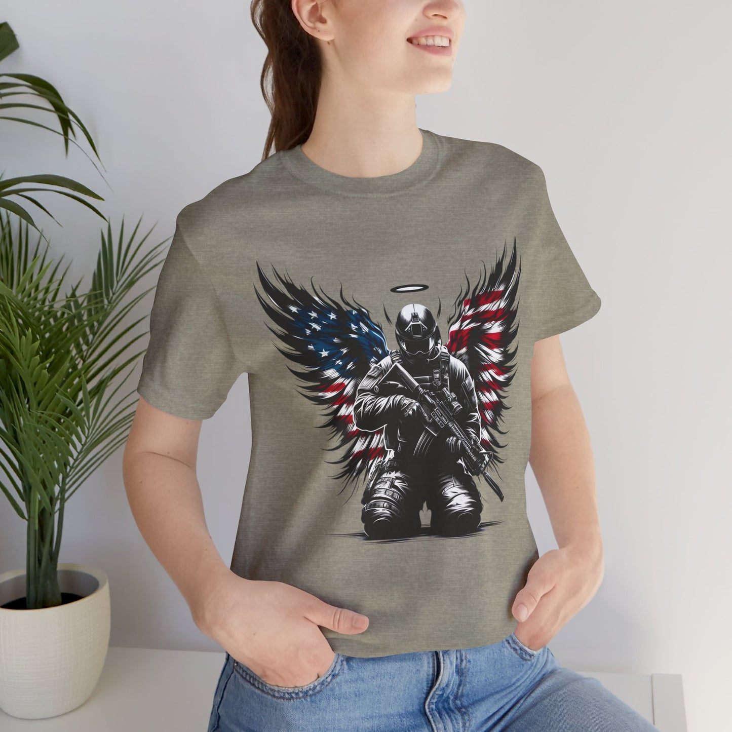 Patriotic Soldier with HaloT-shirt