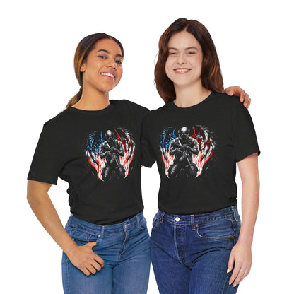 Patriotic Soldier with Angel Tee