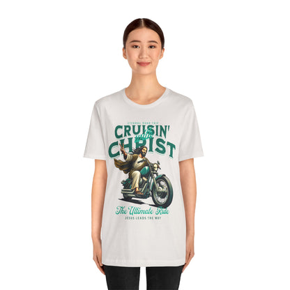 Christian Unisex Tee - Cruisin' with Christ Design