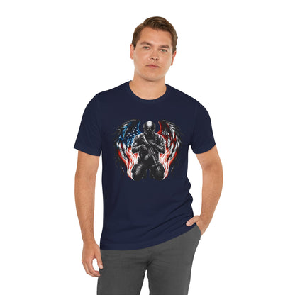 Patriotic Soldier with Angel Tee