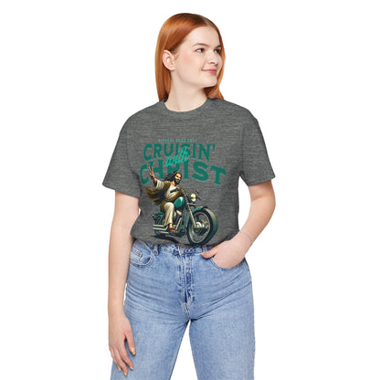 Christian Unisex Tee - Cruisin' with Christ Design