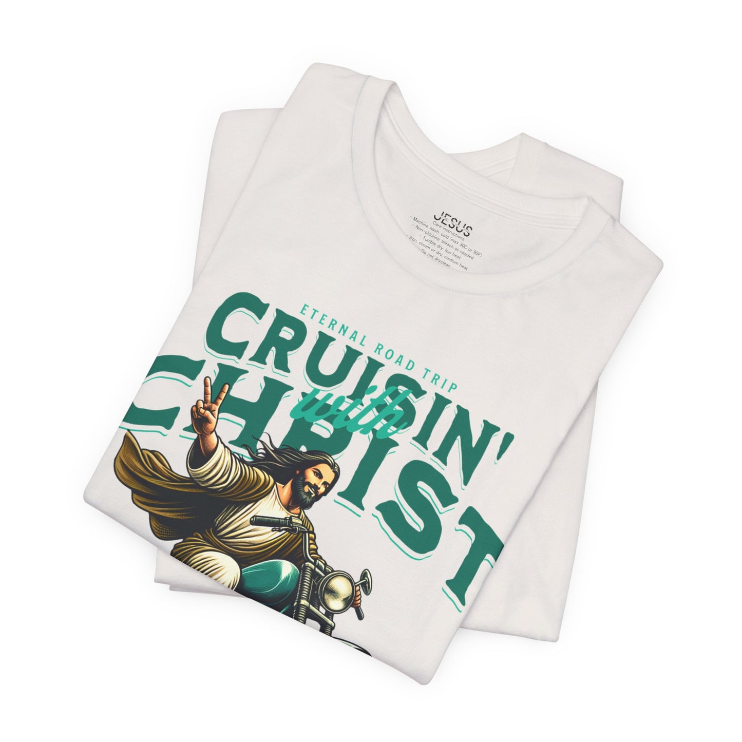 Christian Unisex Tee - Cruisin' with Christ Design