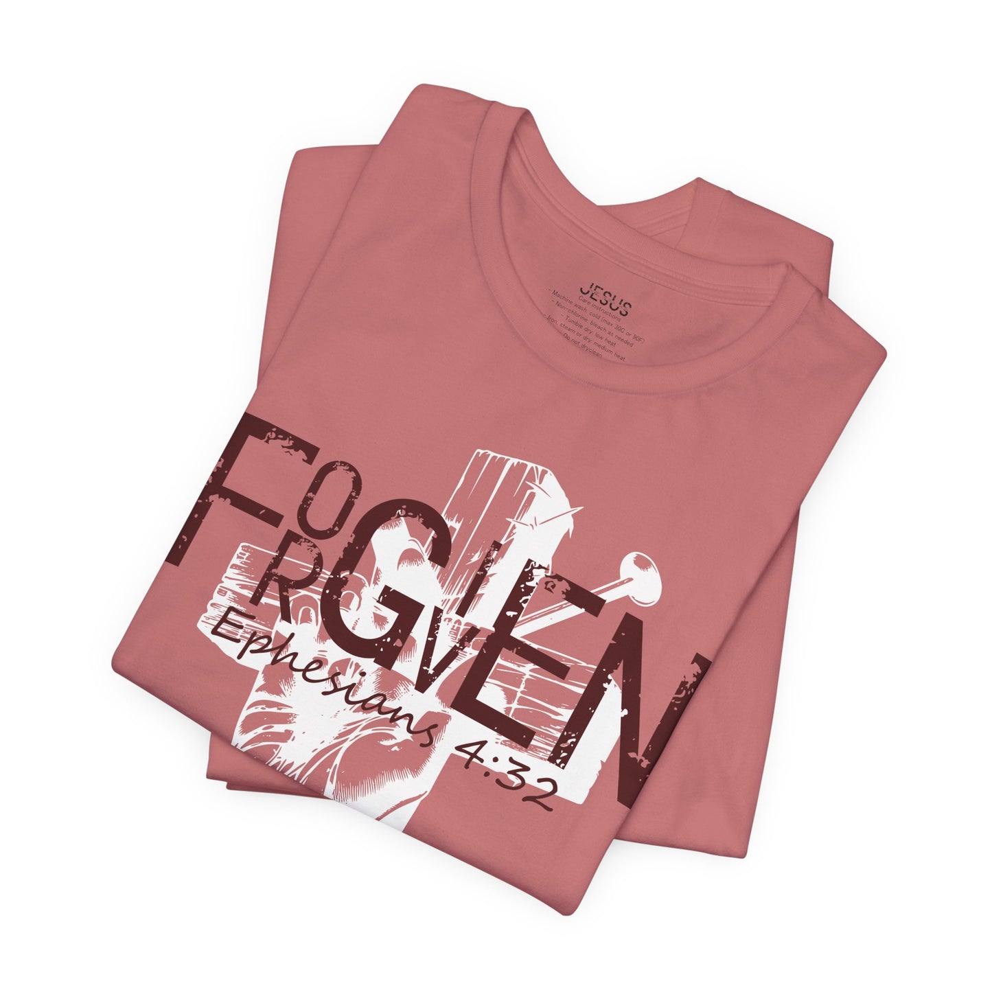 Forgiven Unisex Tee, Christian Shirt, Religious Gift, Faith Apparel, Men's Women's Tshirt