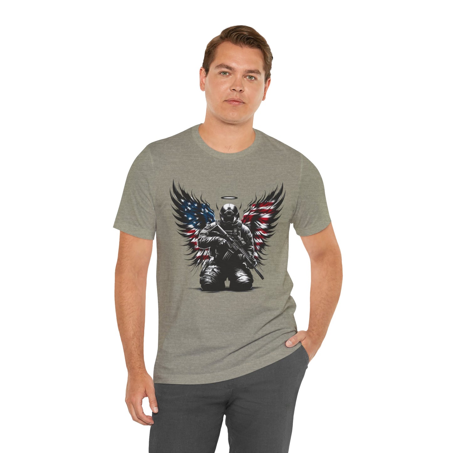 Patriotic Soldier with HaloT-shirt