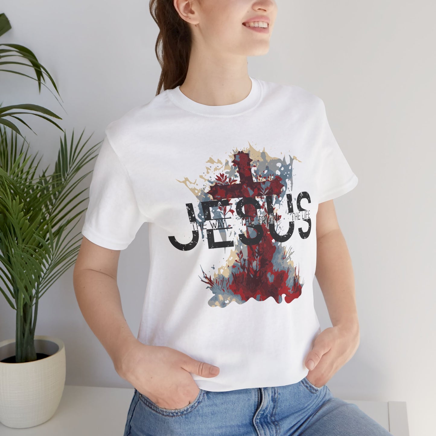 Divine Inspiration: The Way, The Truth, The Life Tee, Jesus Shirt, Religious Graphic Tee, Faith Apparel