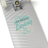 Sticker Set: Saved By Grace Living By Faith