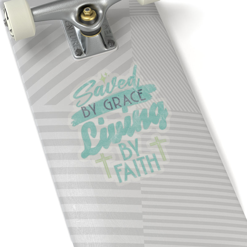 Sticker Set: Saved By Grace Living By Faith