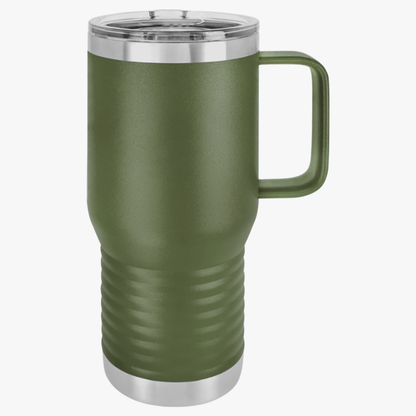 Faithful Travel Mug, 20oz - Man of Faith Design