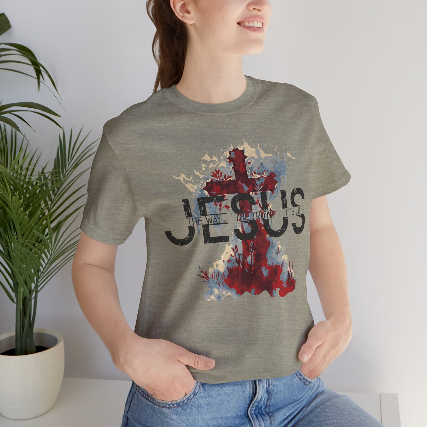 Divine Inspiration: The Way, The Truth, The Life Tee, Jesus Shirt, Religious Graphic Tee, Faith Apparel