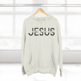 Religious Christian Three-Panel Fleece Hoodie, Bible Quote Sweatshirt, Christian Apparel, Religious Gift, Jesus Hoodie, Christian Clothing