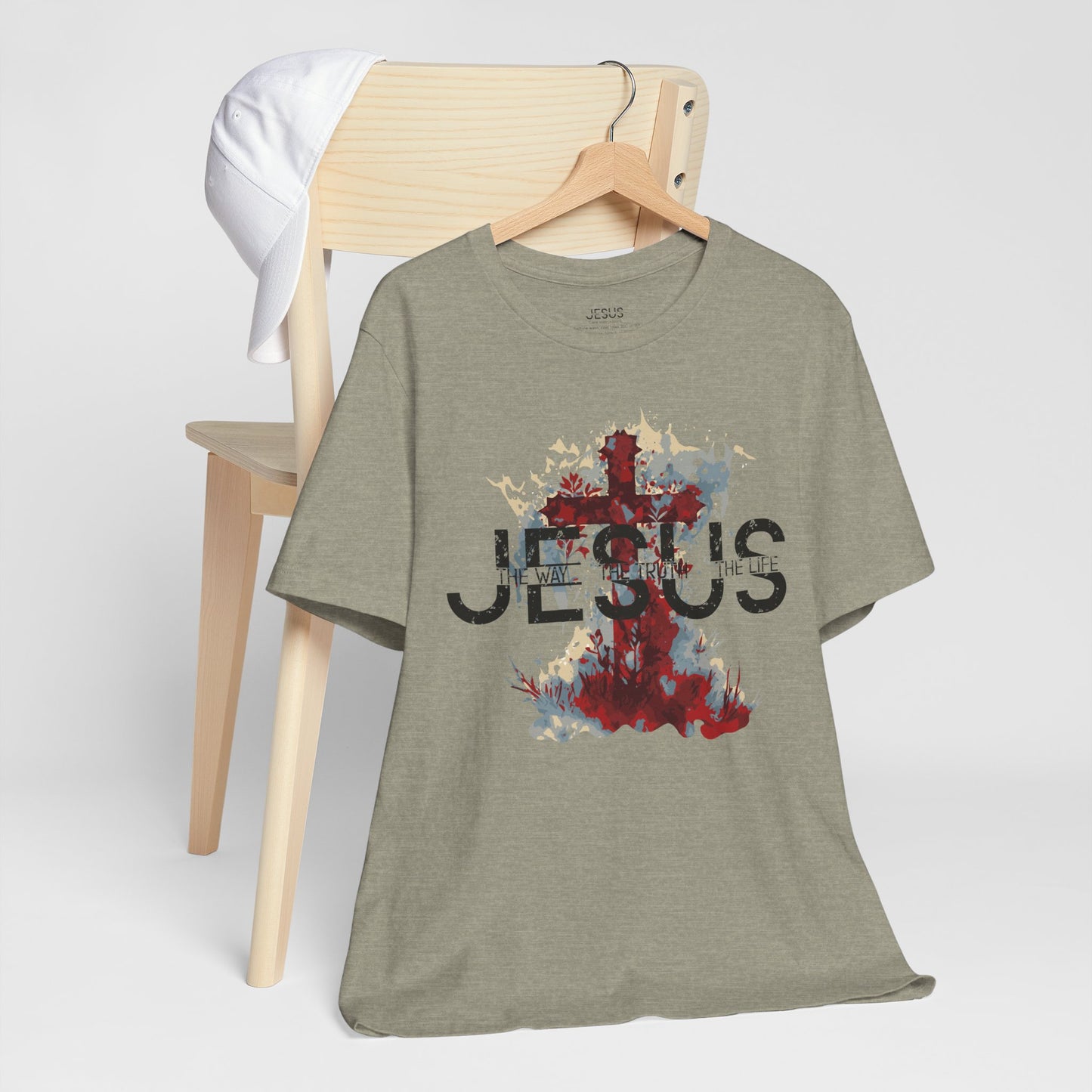 Divine Inspiration: The Way, The Truth, The Life Tee, Jesus Shirt, Religious Graphic Tee, Faith Apparel