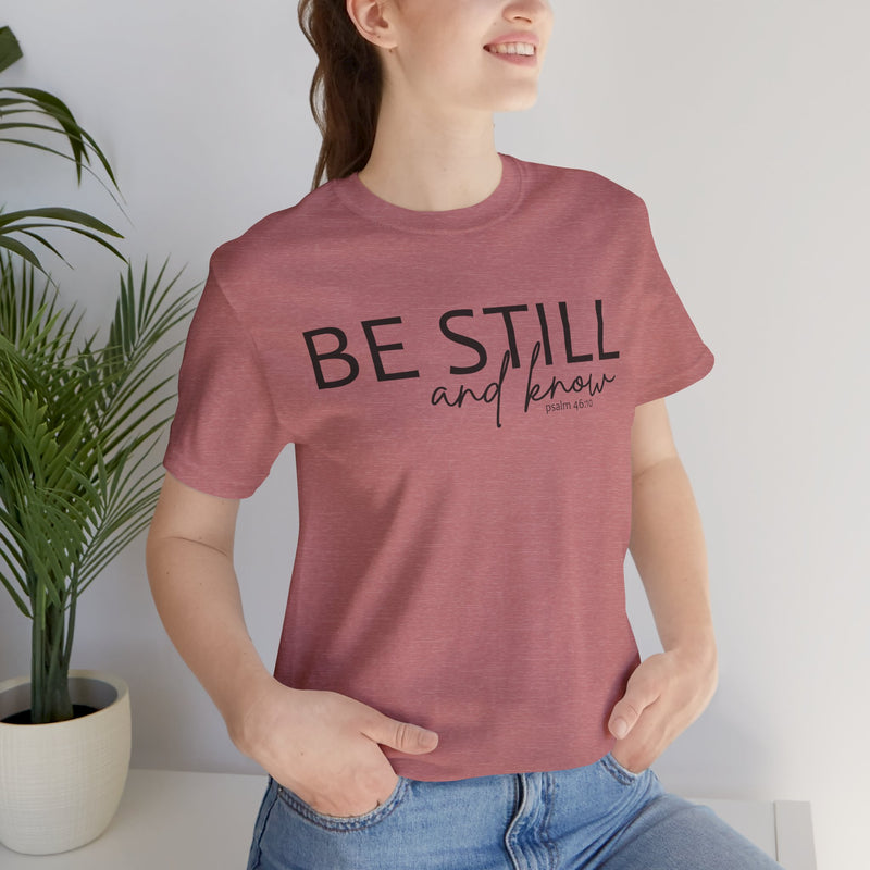Faith-based Unisex Tee, Christian Apparel, Religious Shirt, Spiritual Gift, Inspirational Graphic Shirt, Comfortable Short Sleeve Top